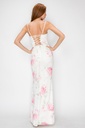 CD30933 LVSE VESTIDO CORSÉ BLANCO/ROSA