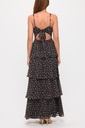 ED5229 LVSTY VESTIDO LARGO FLORAL NEGRO