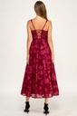 D5782S BLD VESTIDO FLOREADO VINO