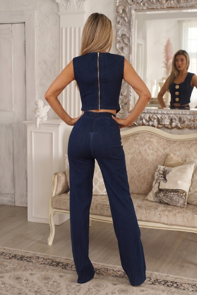 ST26514B VLTE ENTERIZO LONA AZUL