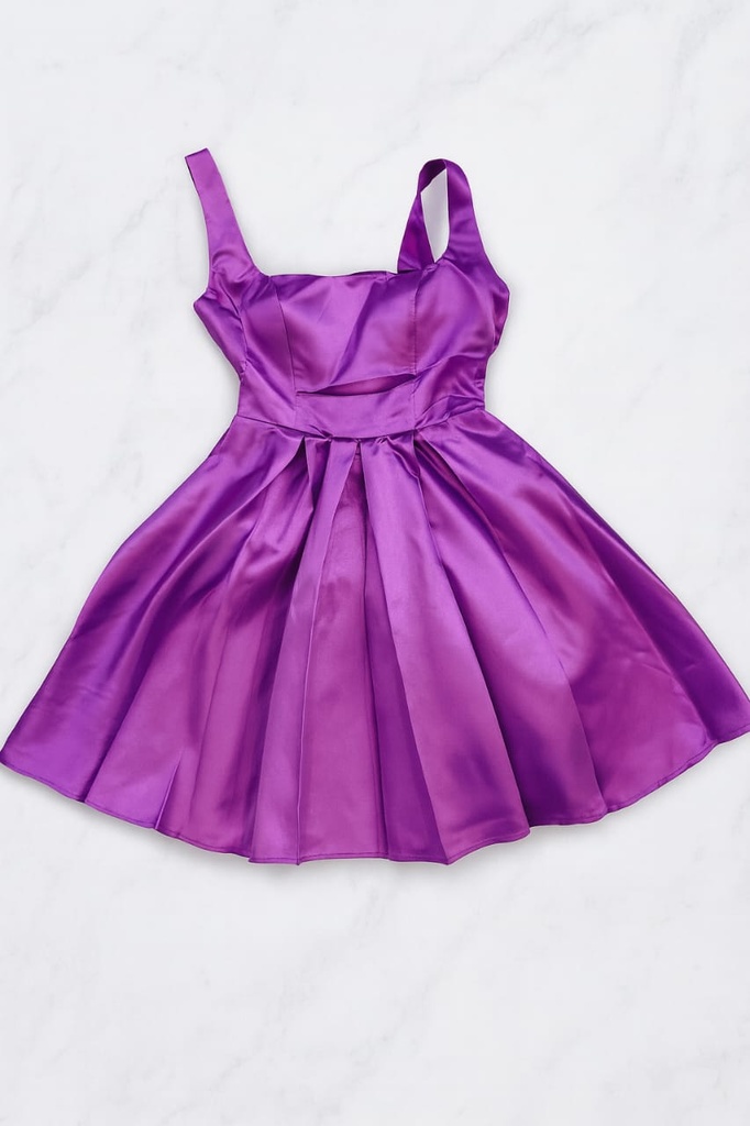 1113 VESTIDO MARCA CAPRICHO COLOR MORADO