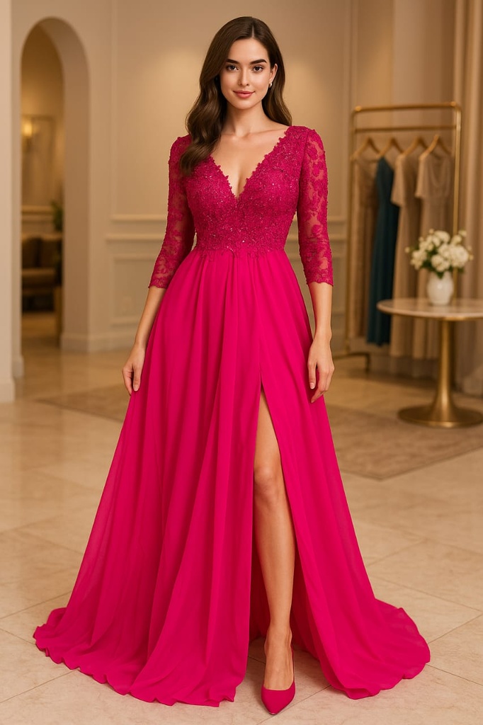 27 VESTIDO MARCA SUBLIME COLOR FUSIA