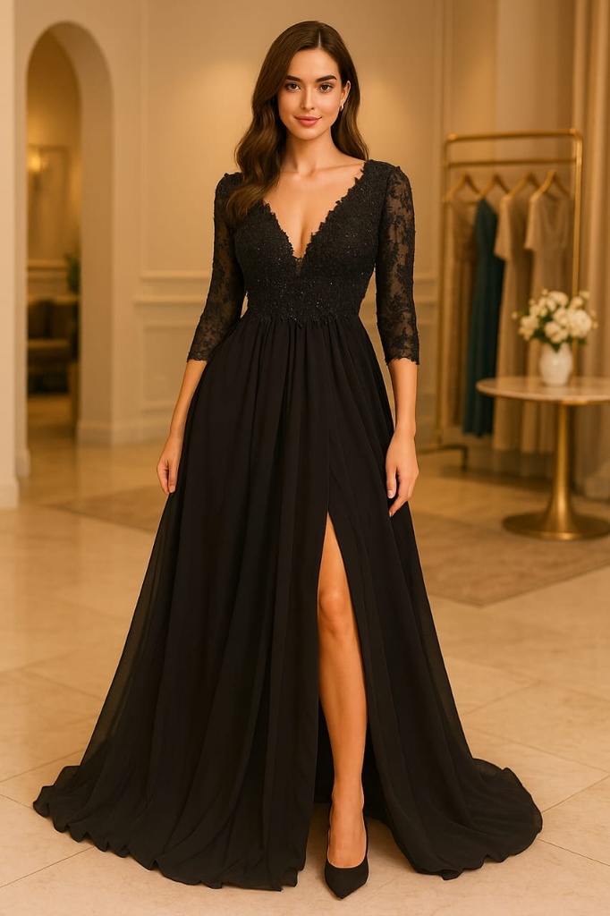 27 VESTIDO MARCA SUBLIME COLOR NEGRO