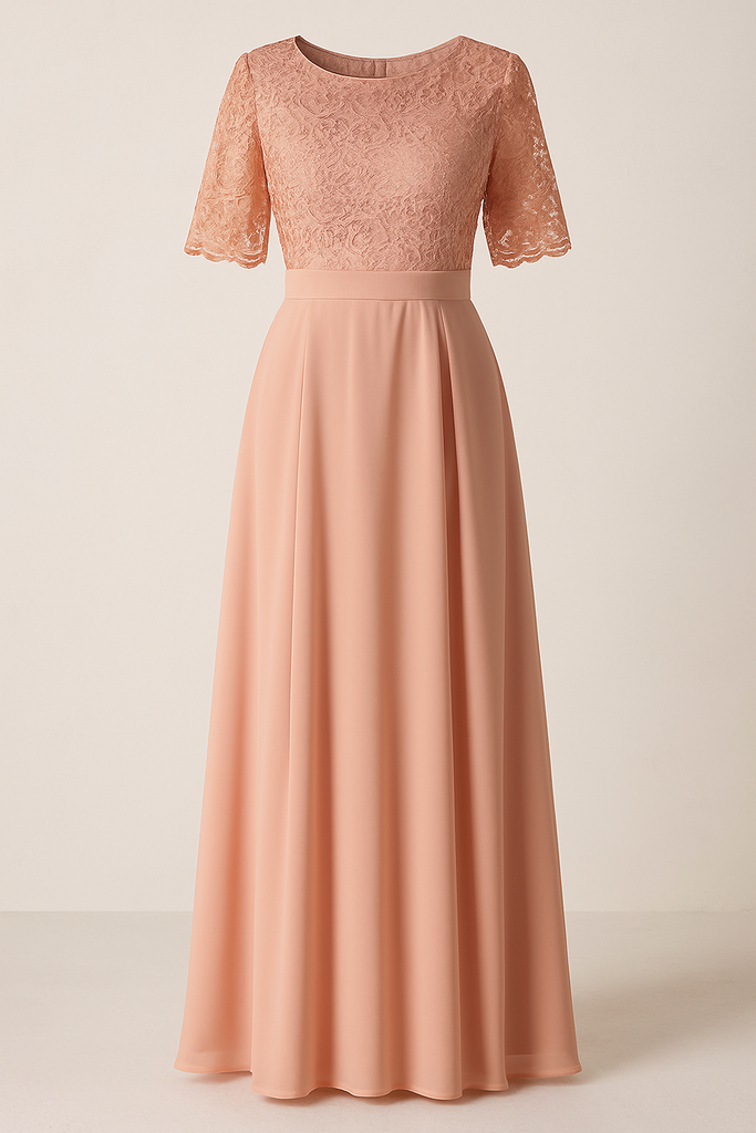 3034 VESTIDO MARCA CAPRICHO COLOR PALO ROSA