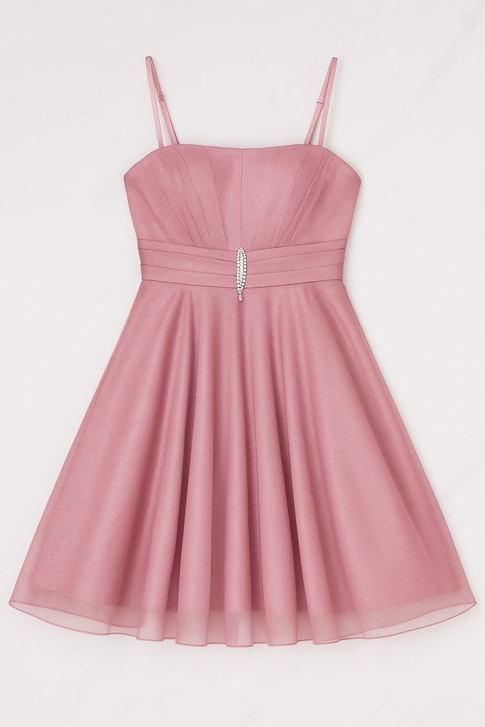 3045 VESTIDO MARCA CAPRICHO COLOR ROSADO