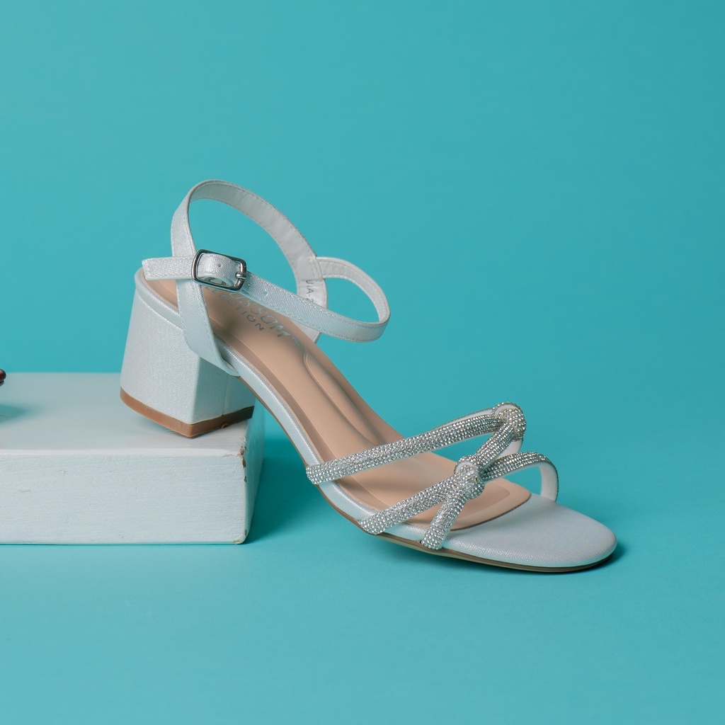 UIA2X SANDALIA DE TACON DE BLOSSOM COLOR BLANCO