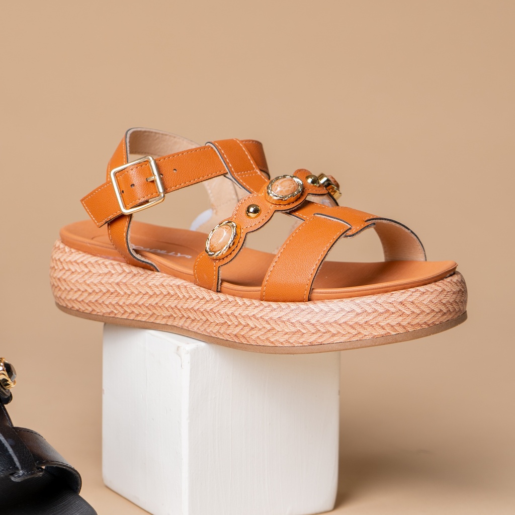 459019 PICCADILLY SANDALIA CAMEL NAPA