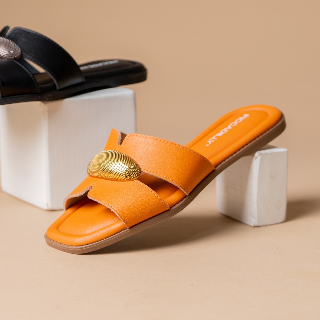 508069 PICCADILLY SANDALIA NARANJA NAPA
