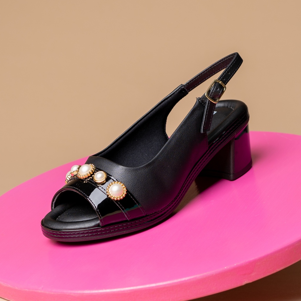 566077 PICCADILLY SANDALIA NEGRO NAPA