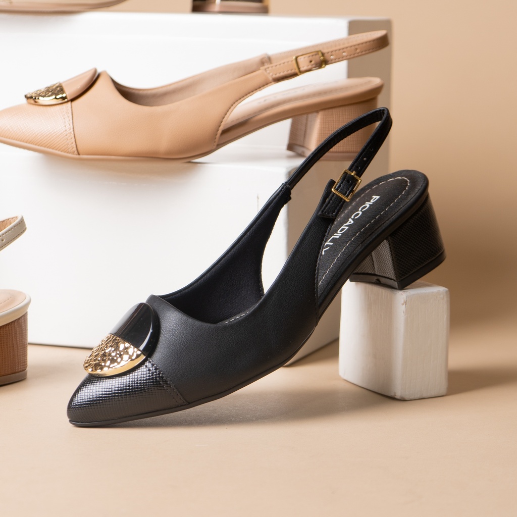 739091 PICCADILLY ZAPAT. DESTALONADO NEGRO NAPA