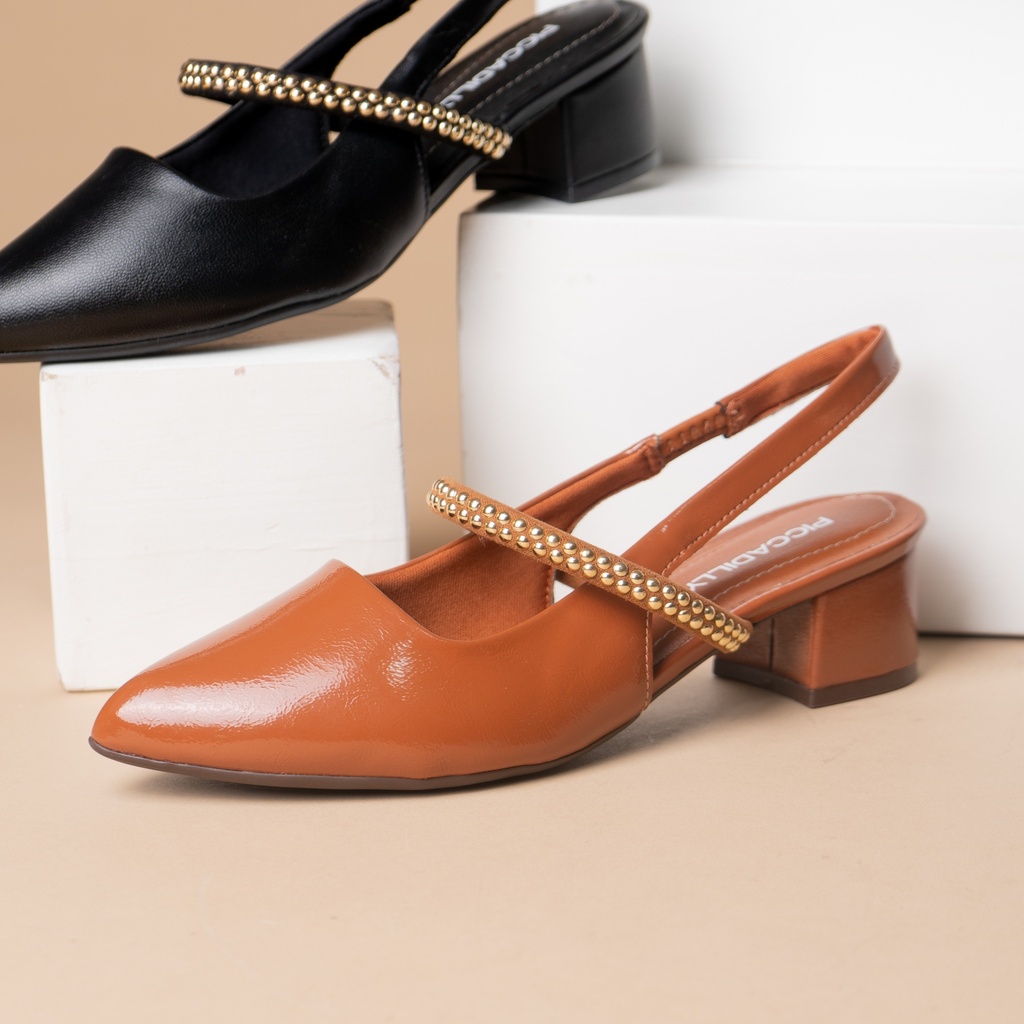 739094 PICCADILLY ZAPAT. DESTALONADO CAMEL VERNIZ