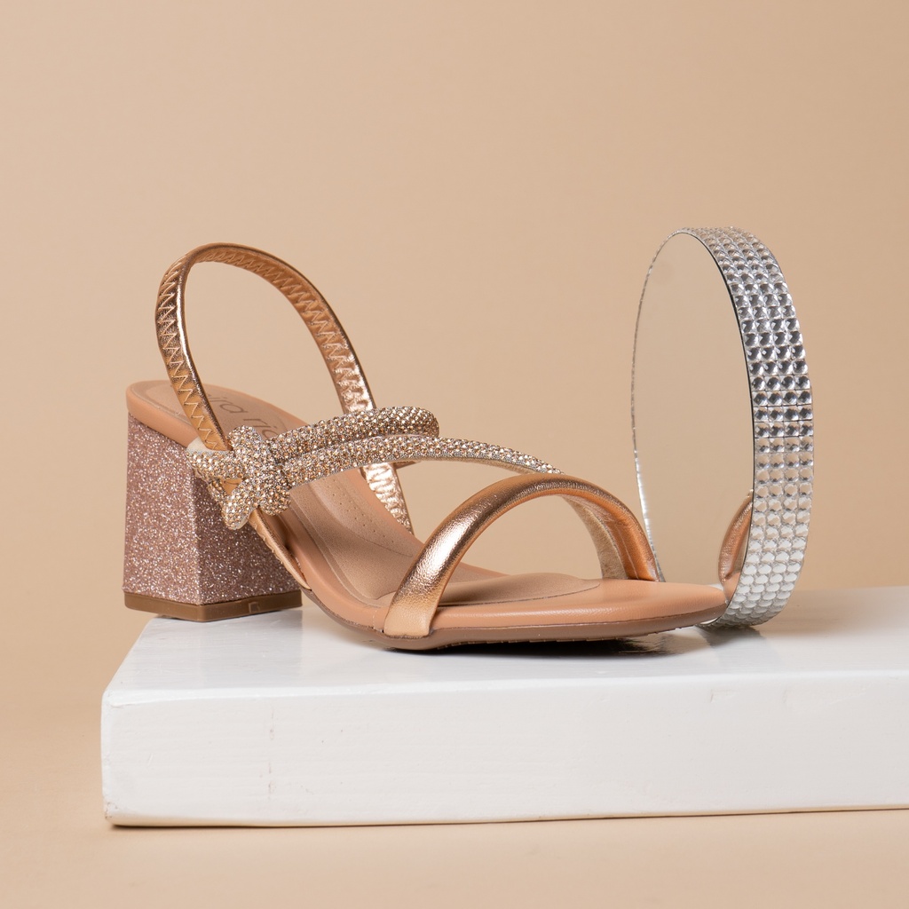 8436.229 BEIRA SANDALIA ORO ROSA ESCARCH.