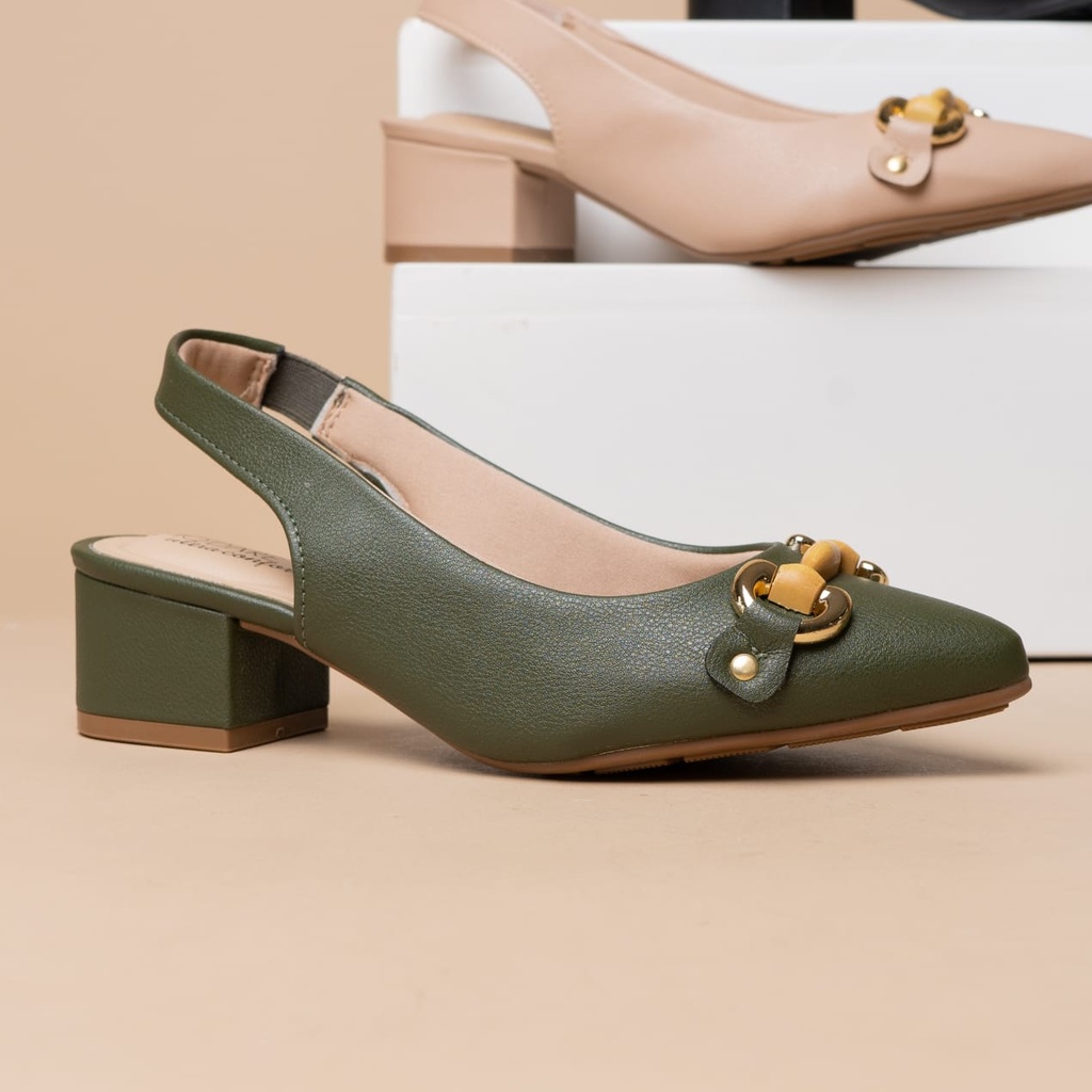 7340.130 MODARE ZAPATO VERDE OLIV. NAPA