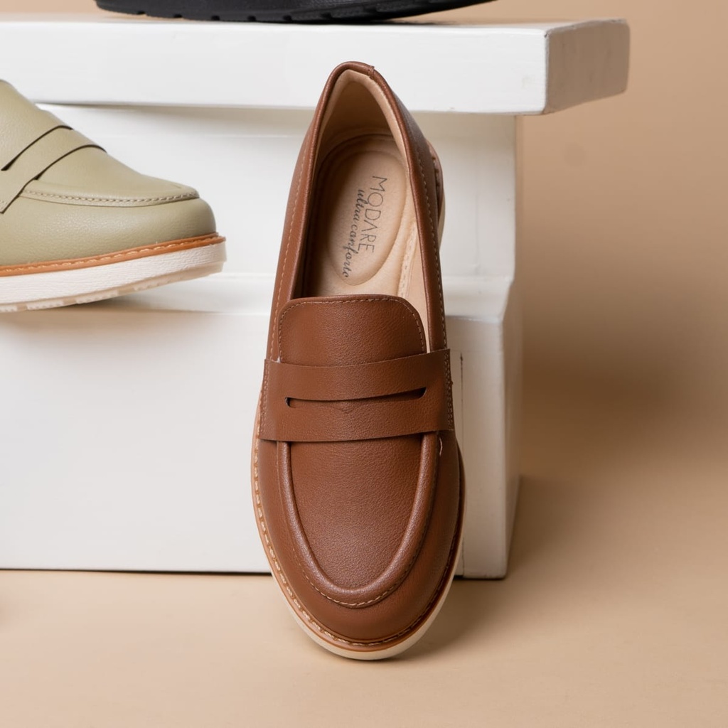 7400.100 MODARE MOCASINA CAMEL NAPA