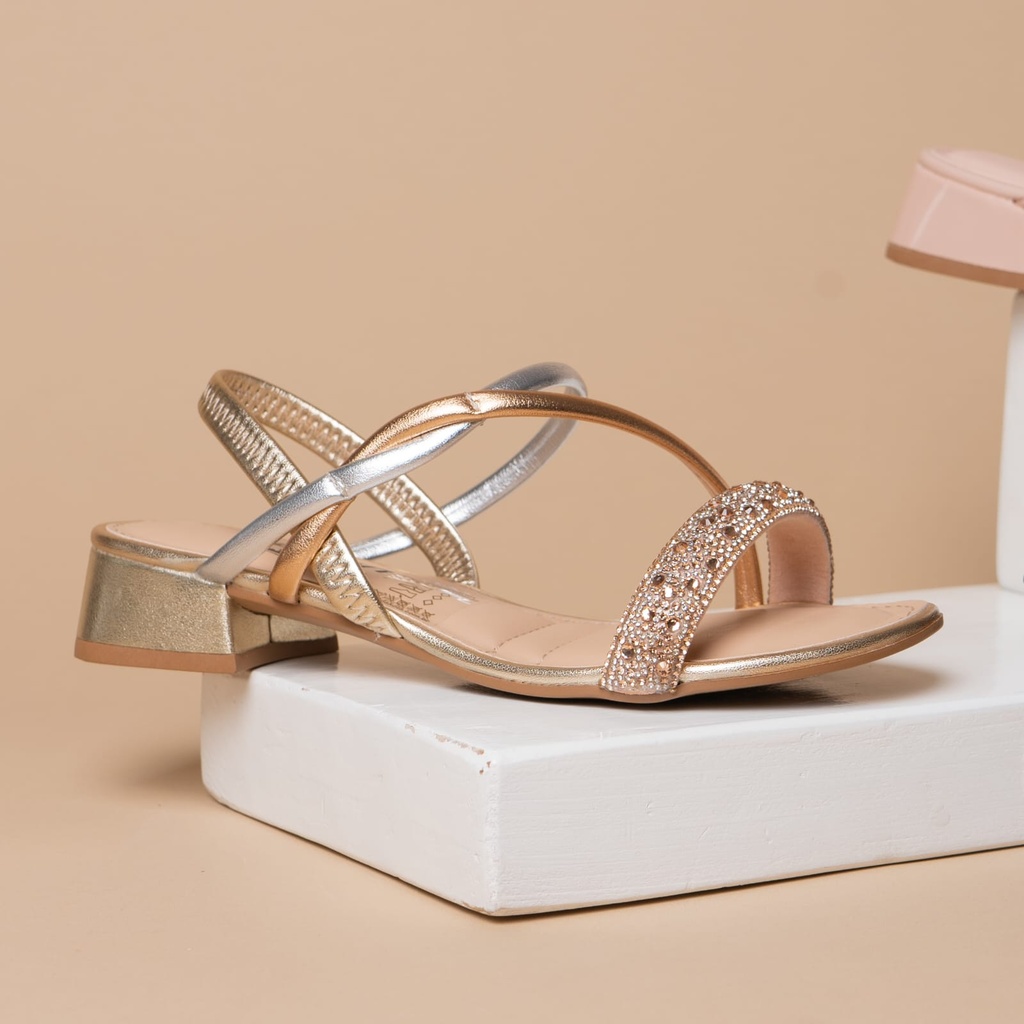 Y8055 DAKOTA SANDALIA DORADO METALIZ.