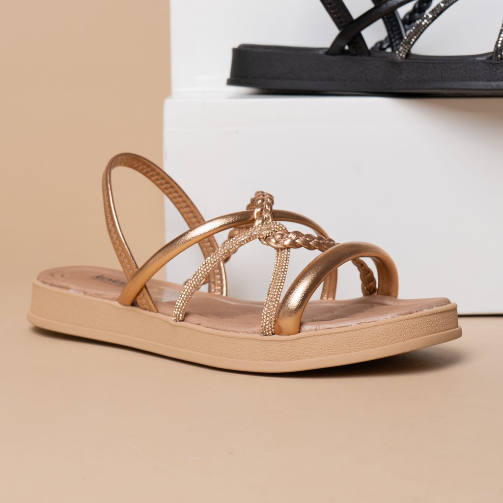 Y8631 DAKOTA SANDALIA ORO ROSA METALIZ.