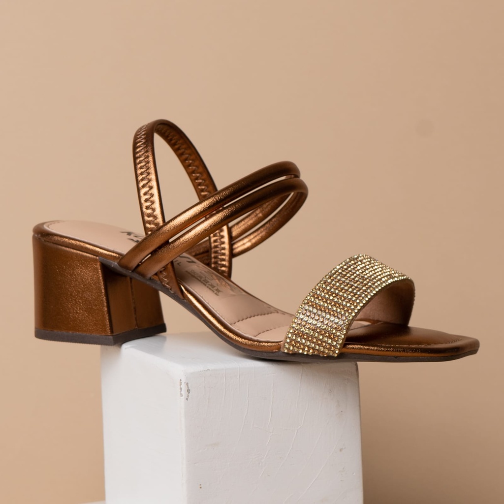 Y8943 DAKOTA SANDALIA COBRE METALIZ.