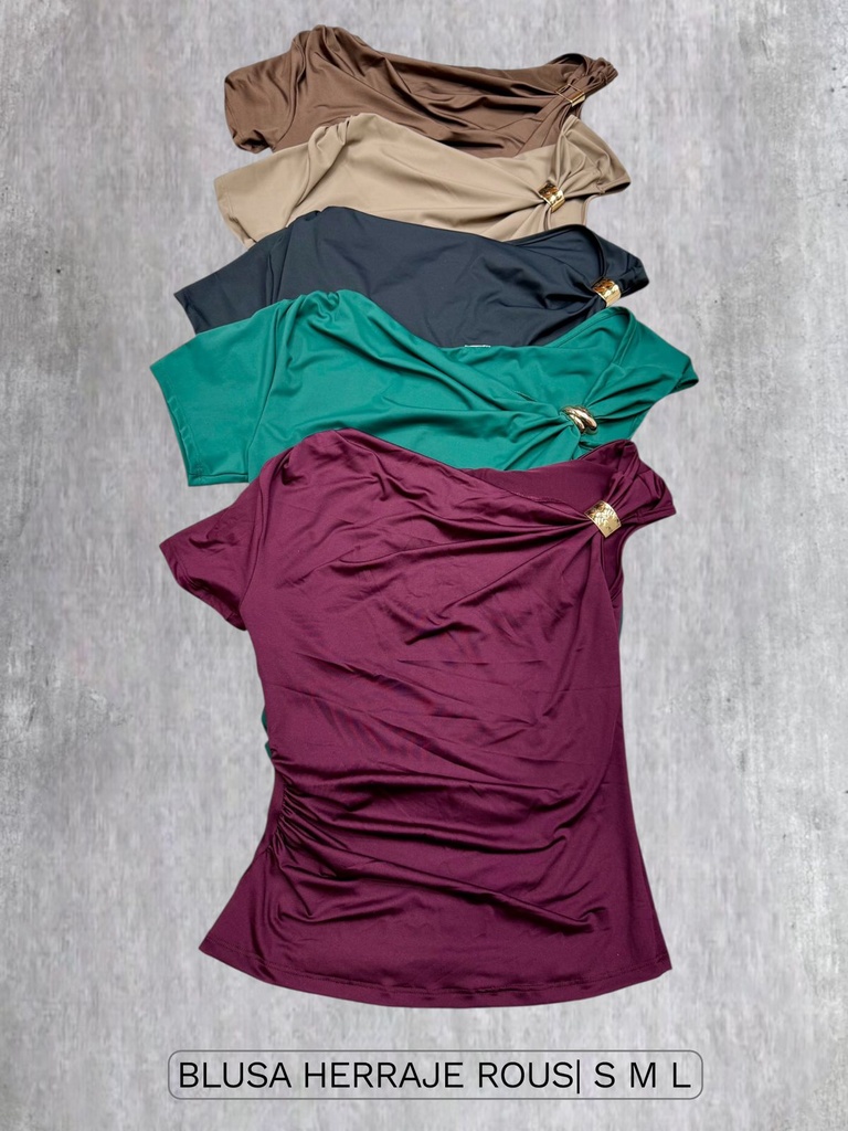 BLUSA HERRAJE ROUSI MULTICOLOR