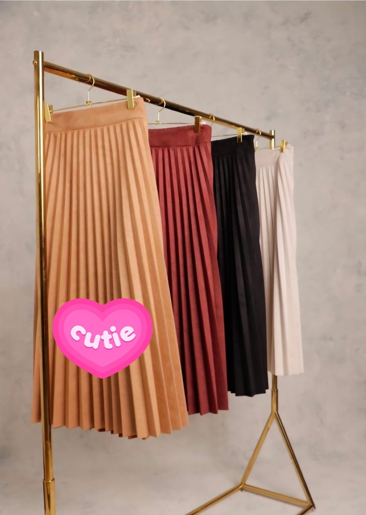 FALDA PLISADA MULTICOLOR 