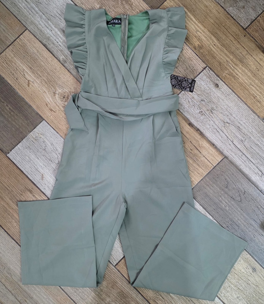 ENTERIZO AMARA VERDE SIN MANGAS