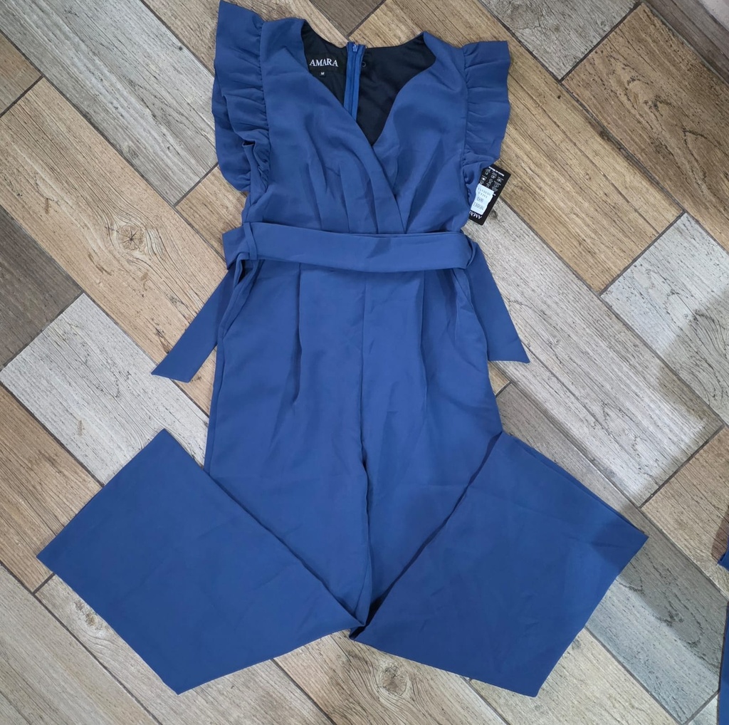 ENTERIZO AMARA AZUL SIN MANGAS