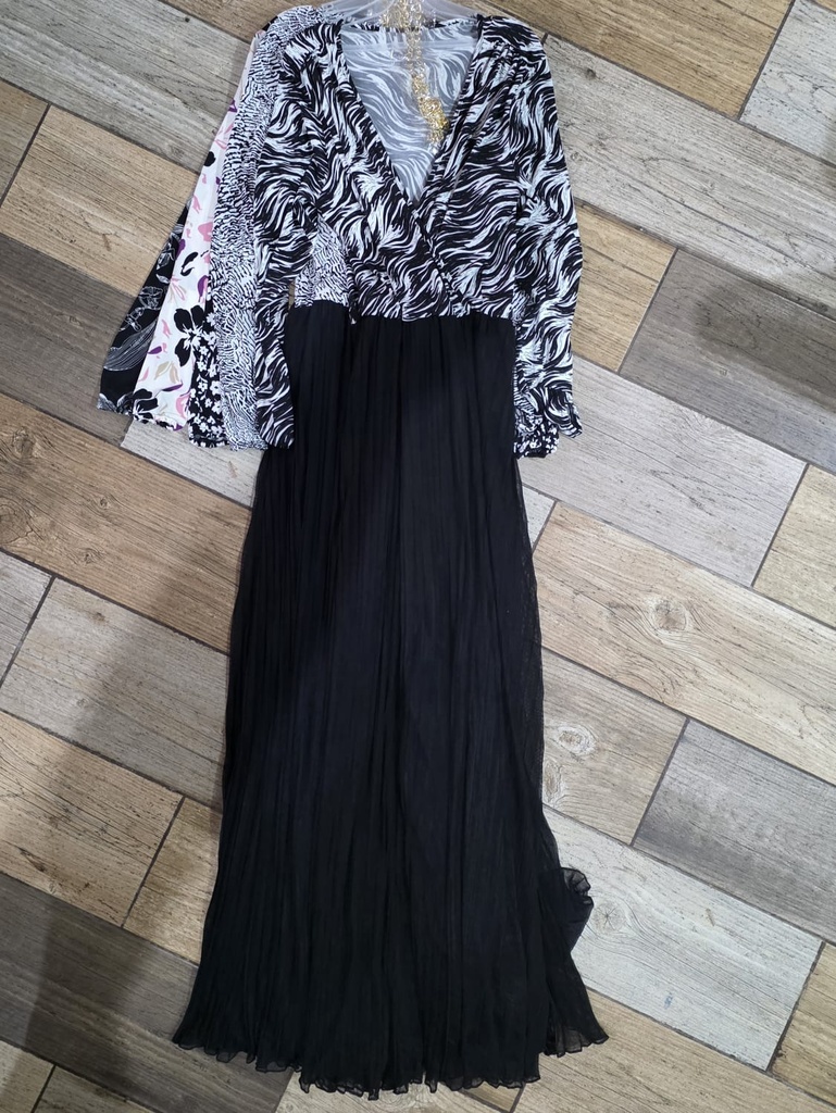 ENTERIZO COMBINADO NEGRO COLLAR