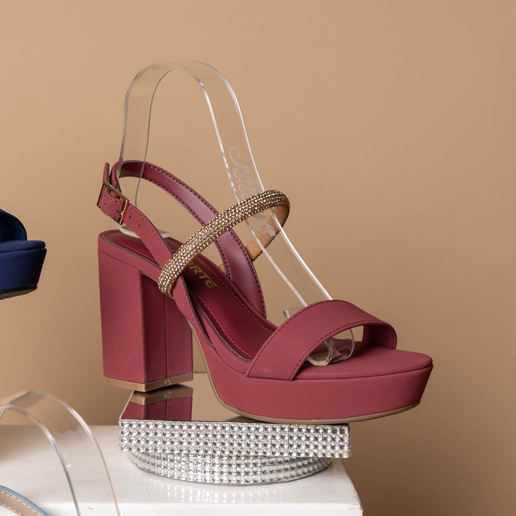 141016 VIAMARTE SANDALIA VINO NOBUCK