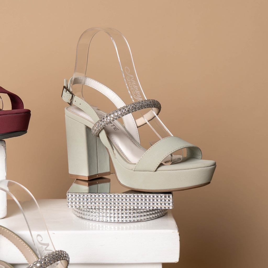 141016 VIAMARTE SANDALIA VERDE M. NOBUCK