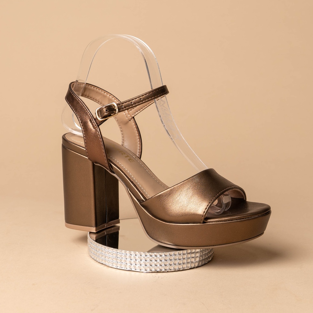 141006 VIAMARTE SANDALIA BRONCE METALIZADO