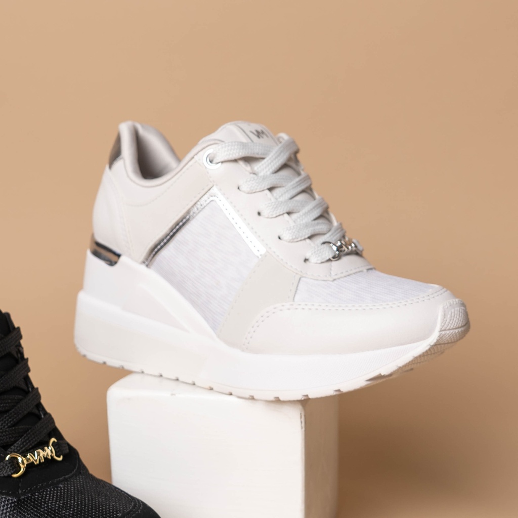 046013 VIAMARTE TENIS BLANCO NAPA