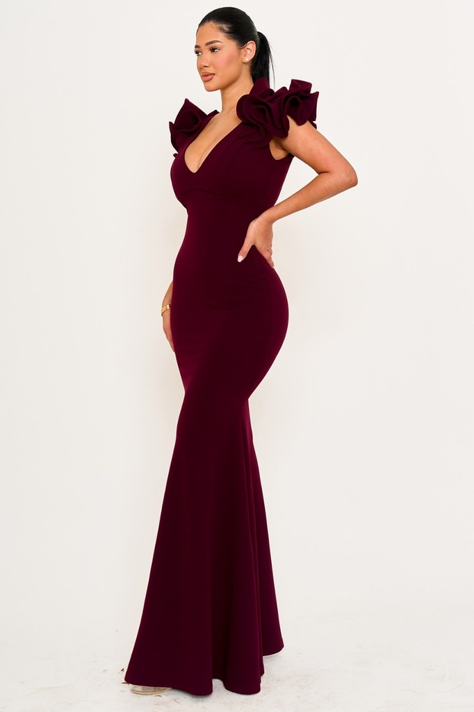 IDM8222EP SYMPHONY VESTIDO LARGO UVA