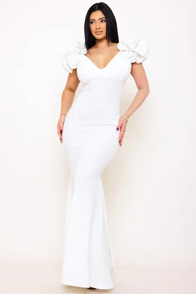 SDM1286AP SYMPHONY VESTIDO GALA BLANCO