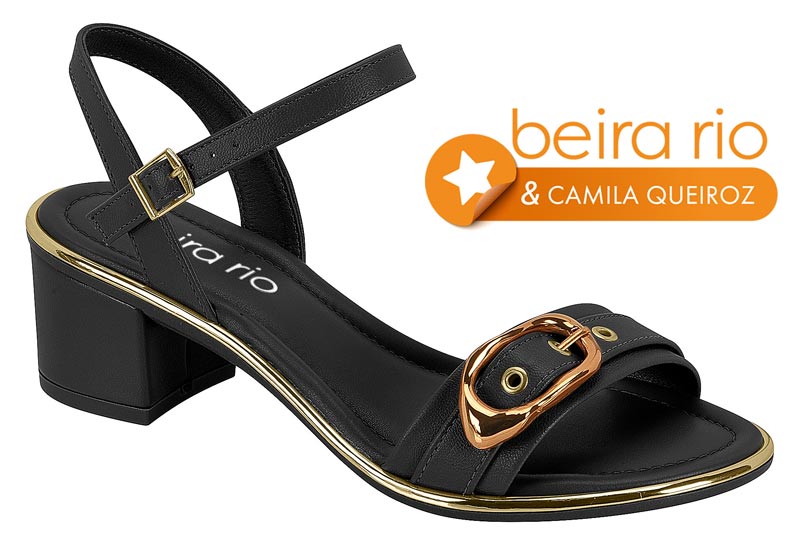 8379.258 BEIRA RIO SANDALIA NEGRO NAPA