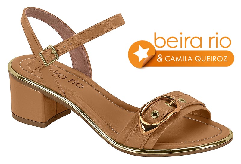 8379.258 BEIRA RIO SANDALIA CAMEL NAPA