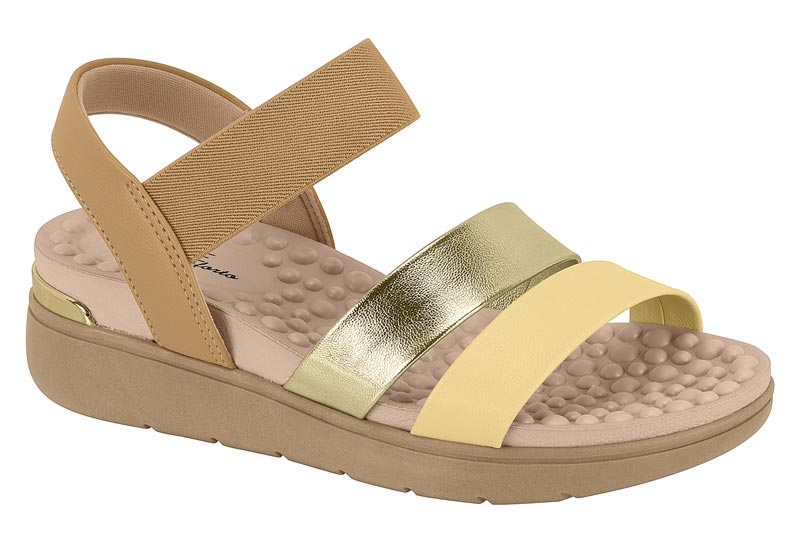 7151.119 MODARE SANDALIA CAMEL/DORADO