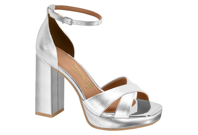 6551.103 VIZZANO SANDALIA PLATA BRILHO 