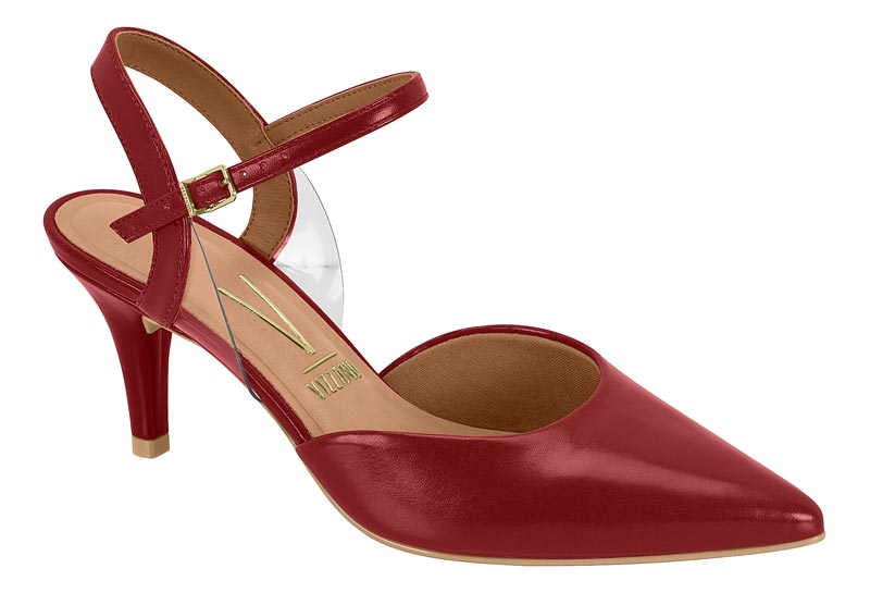 1185.1142 VIZZANO ZAPATO ROJO NAPA
