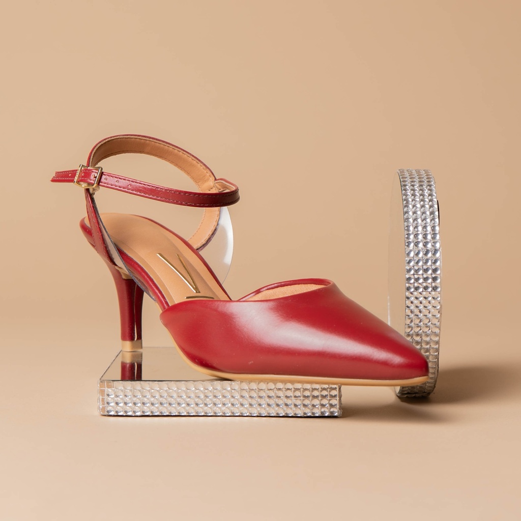 1185.1142 VIZZANO ZAPATO ROJO NAPA