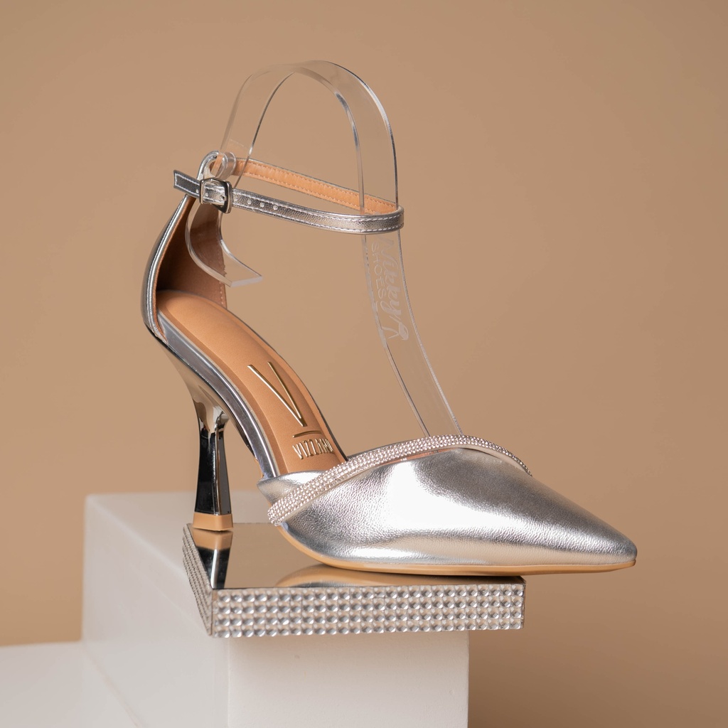 1464.203 VIZZANO STILETTO PLATA BRILHO