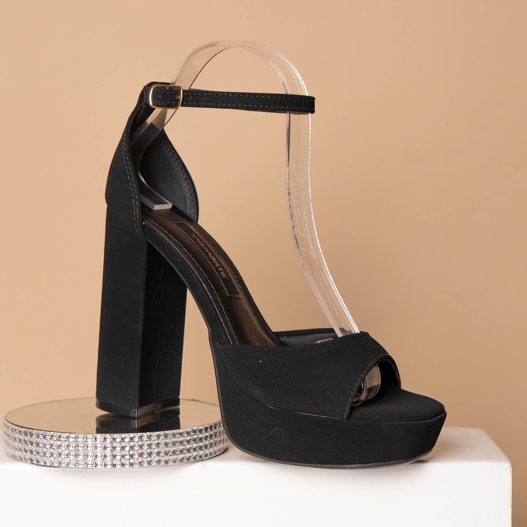 284003 Viamarte Sandalia Negro Nobuck