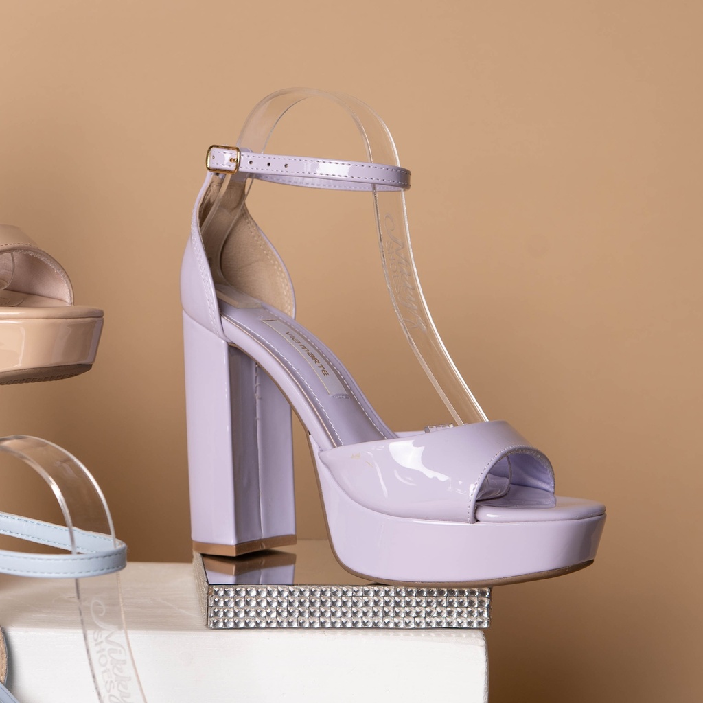 284003 VIAMARTE SANDALIA LILA VERNIZ