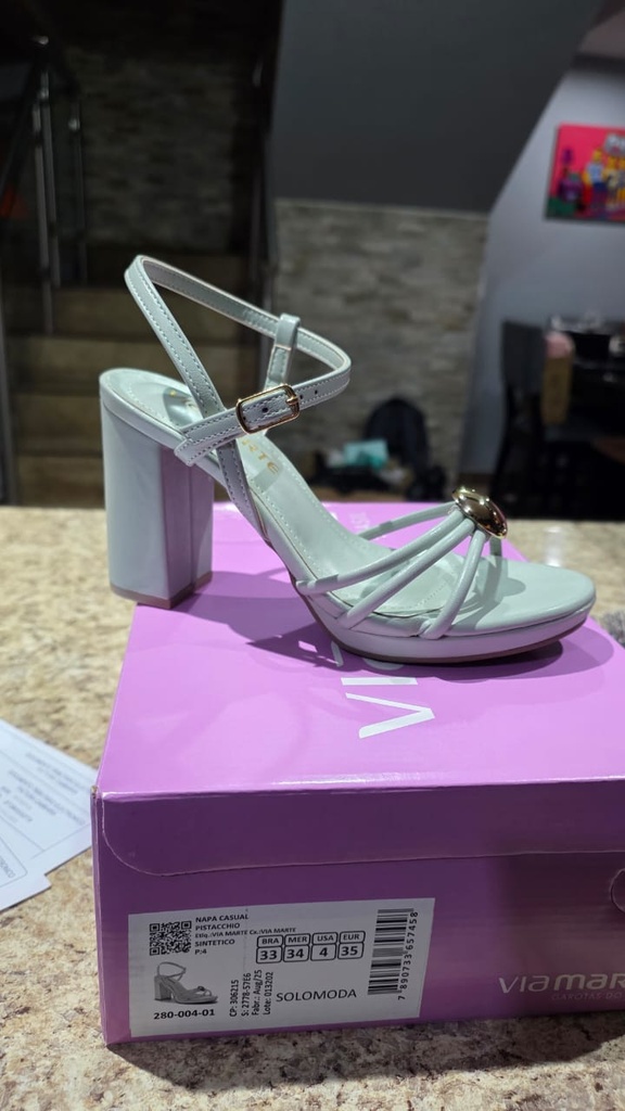280004 VIAMARTE SANDALIA VERDE M. NAPA