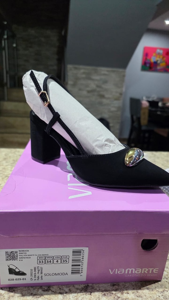 028029 VIAMARTE ZAPATO NEGRO NOBUCK