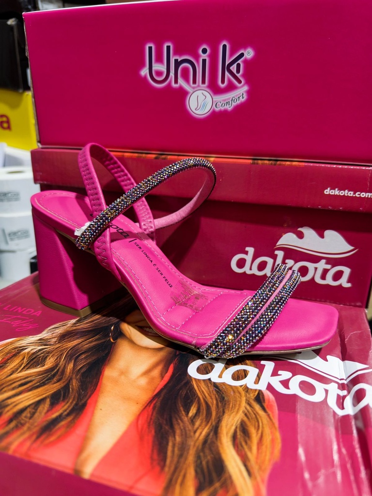 Z9571 DAKOTA SANDALIA PINK NAPA