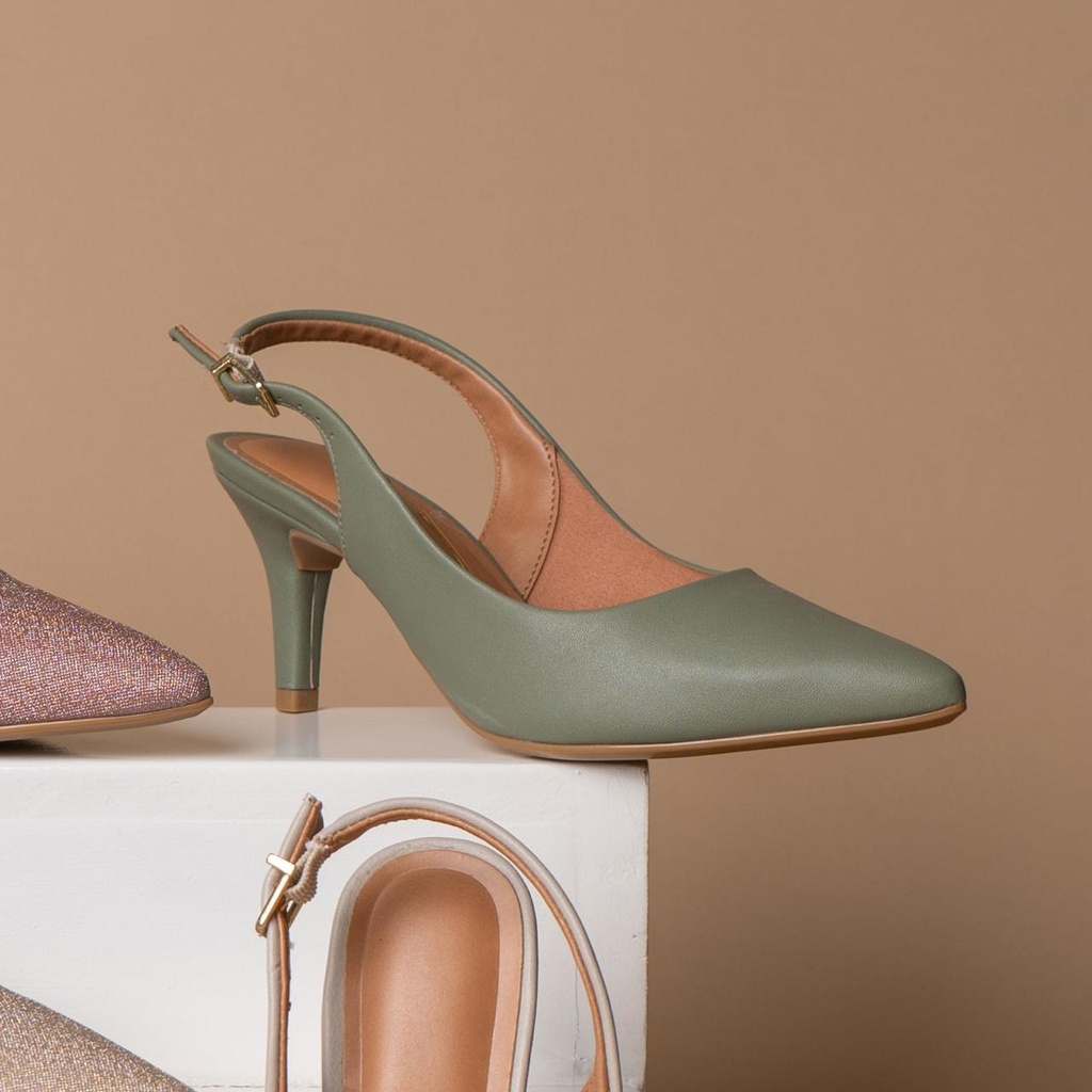 1185.700 VIZZANO ZAPATO VERDE PELICA