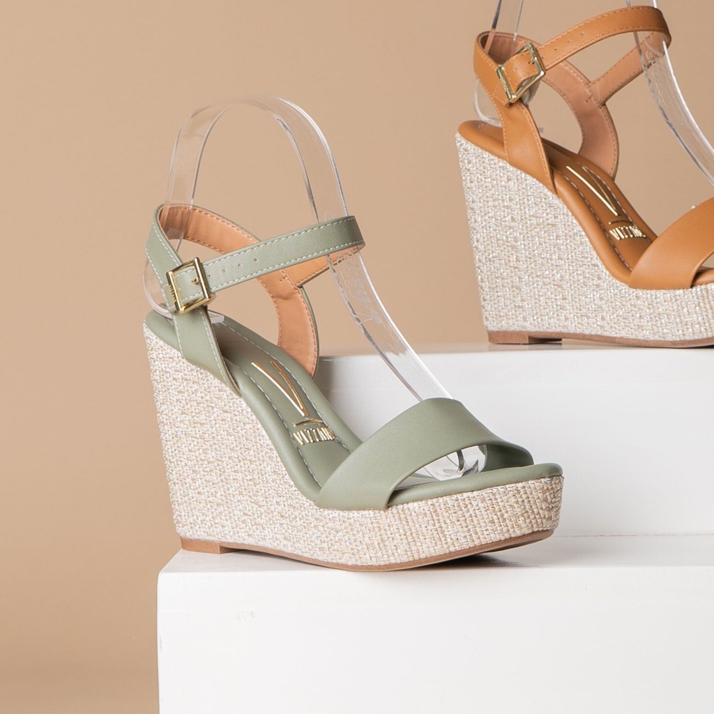 6283.2000 VIZZANO SANDALIA VERDE PELICA