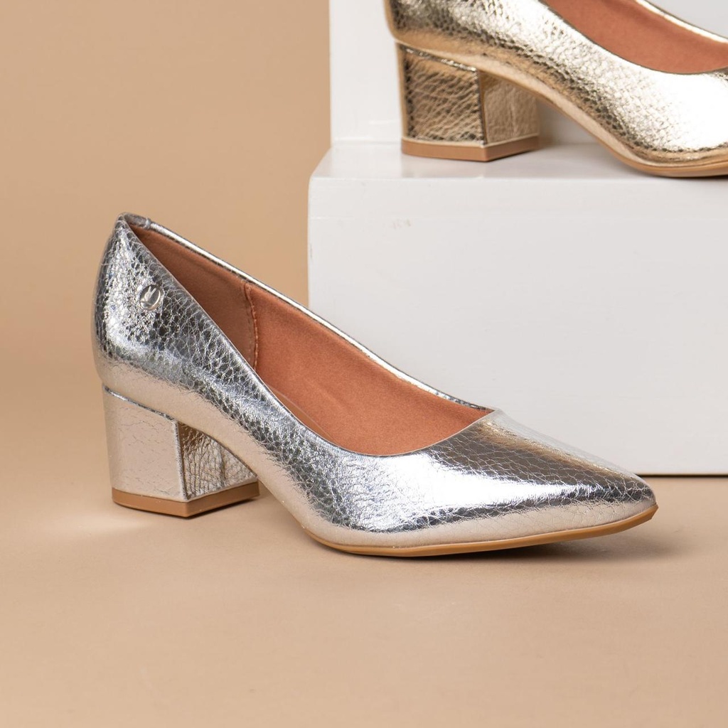 1220.315 VIZZANO ZAPATO PLATA METALIZADO