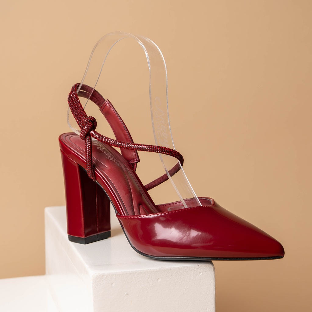 CASSIE26 MADELYN ZAPATO VINO CHAROL