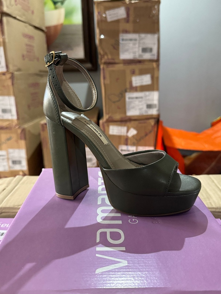 284003 VIAMARTE SANDALIA OLIVA NAPA