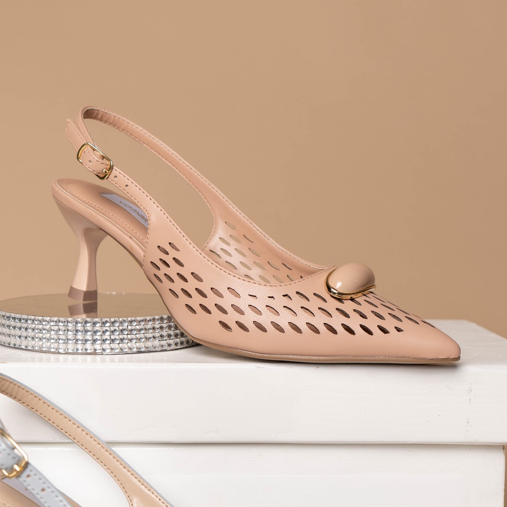 155017 VIAMARTE ZAPATO NUDE NAPA